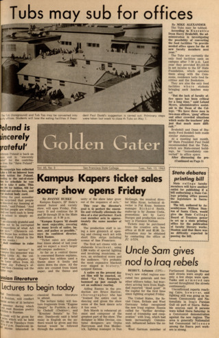 Golden Gater 12 February 1963 thumbnail