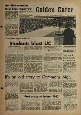 Golden Gater 5 October 1964 thumbnail