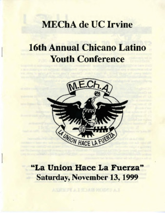 M.E.Ch.A. de UC Irvine 16th Annual Chicano Latino Youth Conference thumbnail