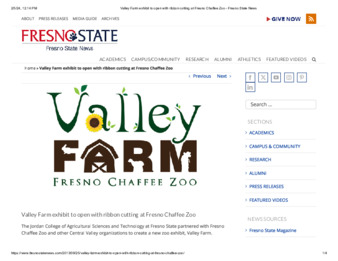 Valley Farm exhibit to open with ribbon cutting at Fresno Chaffee Zoo thumbnail