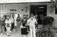 Group outside a YWCA building thumbnail