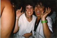 Michele and friend at a Beastie Boys concert thumbnail