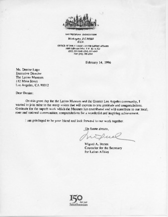 Letter to Denise Lugo thumbnail
