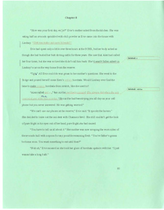 Rough draft of Honey Blonde Chica by Michele Serros thumbnail