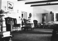 Living room in Roy J. Woodward's home thumbnail