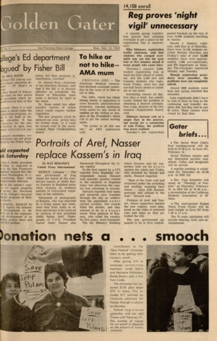 Golden Gater 13 February 1963 thumbnail