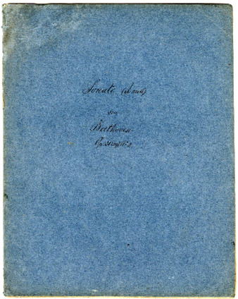 Trois sonates pour le piano composées par Louis van Beethoven. Oeuv. 31 (ou 29) No. [2]. thumbnail