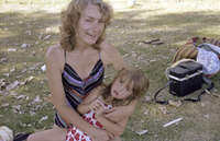 Bruce Bronzan Playing Two-Man Beach Volleyball at Lost Lake Park thumbnail